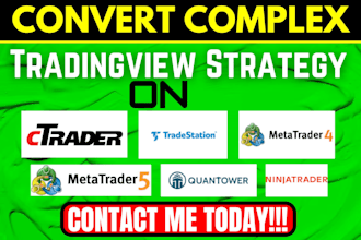 convert tradingview strategy on ctrader, tradestation, mt4, mt5, ninjatrader 8