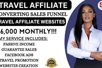 do success create travel websites sales funnel, for income