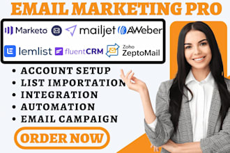 setup zeptomail fluent crm mailjet aweber convertkit mailchimp email marketing