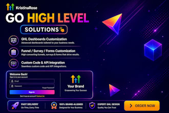 build gohighlevel dashboards surveys forms custom code