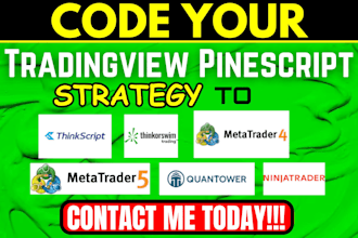 code your tradingview pinescript strategy to thinkscript, mt4, mt5, thinkorswim