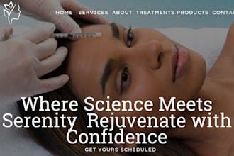 medspa website, medical spa website, medical website, botox website, medical