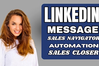 do sales representatives, linkedin leads, sales closer, email and automations