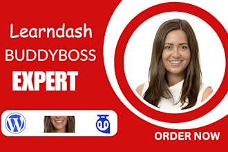 upload  learndash course,  buddyboss, or wordpress membership website