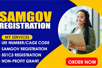 samgov registration, non profit registration, uei, naics, ein, itin, 501c3, sba