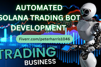 build and setup trading bot, solana trading bot, arbitrage bot, solana bot