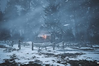 3d game environment and lighting in unreal engine 5 and unity, godot, blender