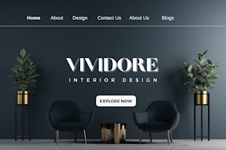 design stunning home decor shopify store furniture store interior design website