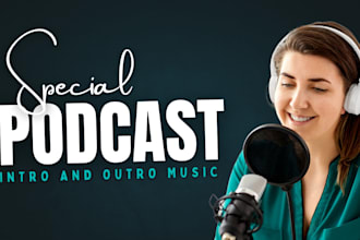 produce podcast jingle podcast intro and outro music theme songs and custom song