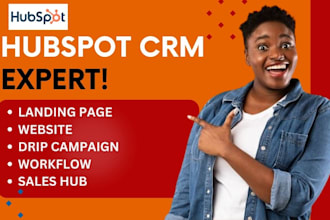 setup hubspot landing page, sales pipeline hubspot dasshboard reports workflow