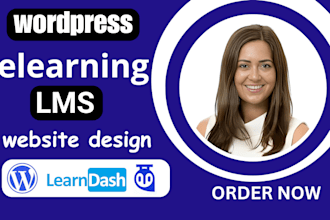 develop,edit ,upload elearning lms website with learndash,tutor lms in wordpress