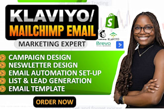 create mailchimp email marketing campaigns, automations, and newsletter designs