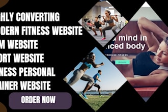 design fitness website sport, gym, personal trainer, bmr calculator website