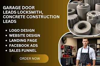 generate garage door leads locksmith concrete construction leads