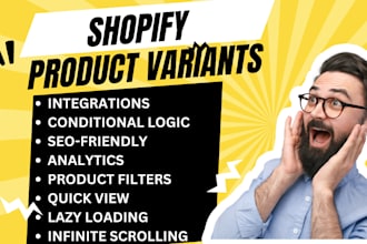 setup shopify product variants zepto globo sc infinite swatch king tepo custom