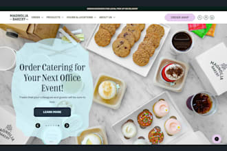 bakery website cake website bakery shopify store cookies cake restaurant website
