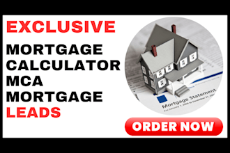 generate converting mca leads mortgage broker leads targeting mortgage leads
