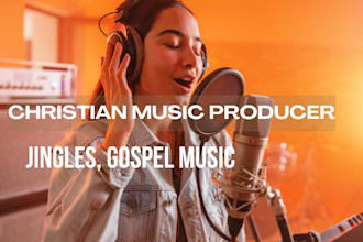 your christian music producer, female gospel vocalist, jingles, worship song edm