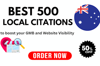 do best 500 australia local citations