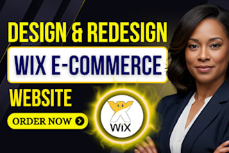 redesign wix ecommerce website edit wix website fix wix online store revamp wix