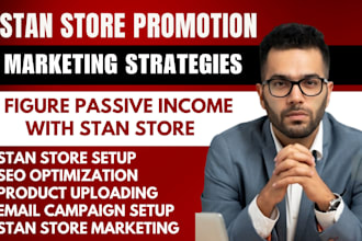 setup and manage your stan store, stan store design and stan store marketing
