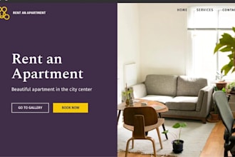 do short term rental website, apartment booking website, hotel booking website