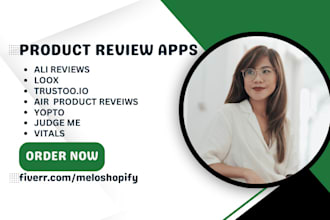 setup shopify product reviews judge me loox ali reviews yopto vitals trustoo air