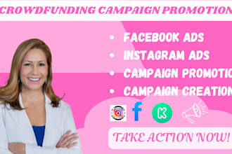 run effective facebook ig ads pinterest marketing for crowdfunding campaign