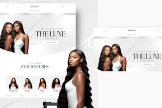 build hair extension website hair extension shopify store hair extension
