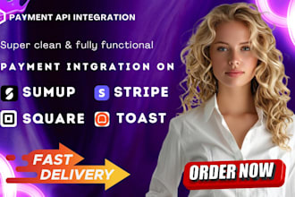 seamless integration for sumup stripe square toast pos payment gateways