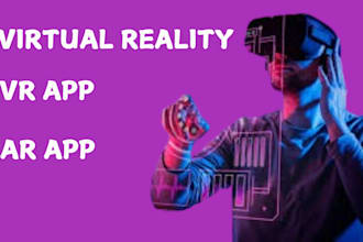 develop virtual reality, VR app, 3d unity vr game, ar game ar oculus