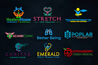 do medical healthcare home care dental wellness counseling coaching logo
