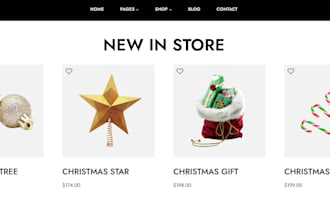 design fast selling christmas decor shopify website home decor dropshipping