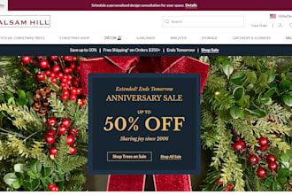 design fast selling christmas decor shopify website home decor dropshipping
