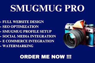 design smugmug, smugmug photography portfolio, smugmug website and redesign