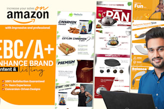 create a plus content and amazon listing design