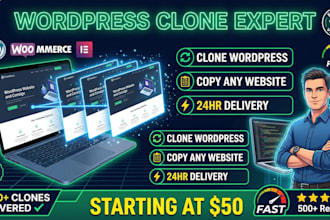 rebuild design redesign or copy clone wordpress duplicate replicate website