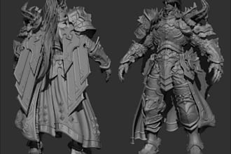 be your sculptor for 3d printing, sti file,3d mask, 3d toy,3d hamlet, miniature
