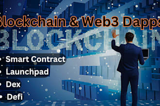 your blockchain developer and make coinflip, staking web3 dapp on solana and ton