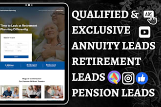 generate retirement leads pension leads annuity leads pension sales funnel
