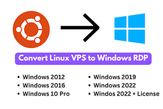 install windows os on linux vps hetzner ovh linode