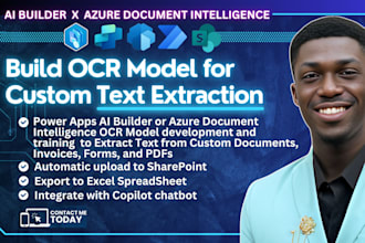 build ocr agent to extract custom data files or invoice on ai builder automation