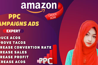 setup and manage amazon ads campaigns and optimize amazon sponsored ads