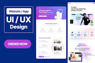 do figma website design, responsive website ui ux design, figma mockup