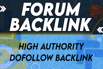 manually build forum posting dofollow backlinks
