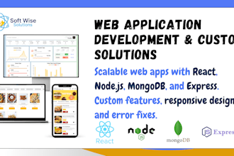 do website, software development, web application backend, front end, fix bugs