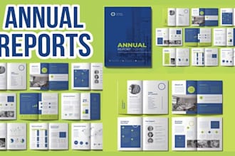company profile, brochure, proposal, annual report and employee handbook