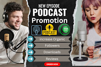 do full time podcast marketing and advertising organically