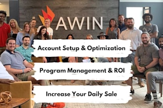 manage your affiliate program on awin or shareasale