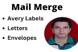 avery labels, envelopes, letters creation with mail merge, fast and accurate